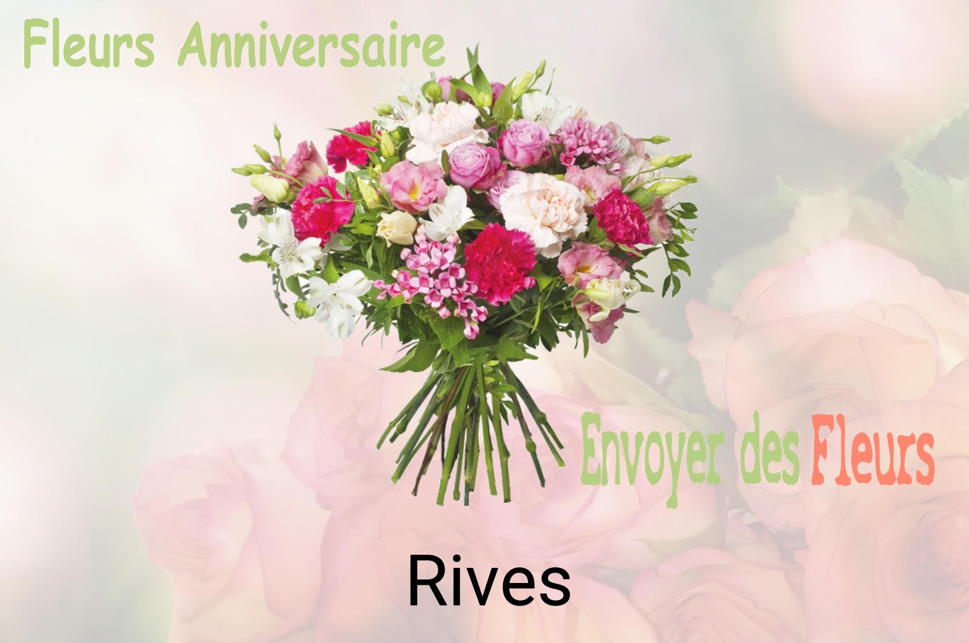 Bouquet de fleurs d’anniversaire livré à Rives