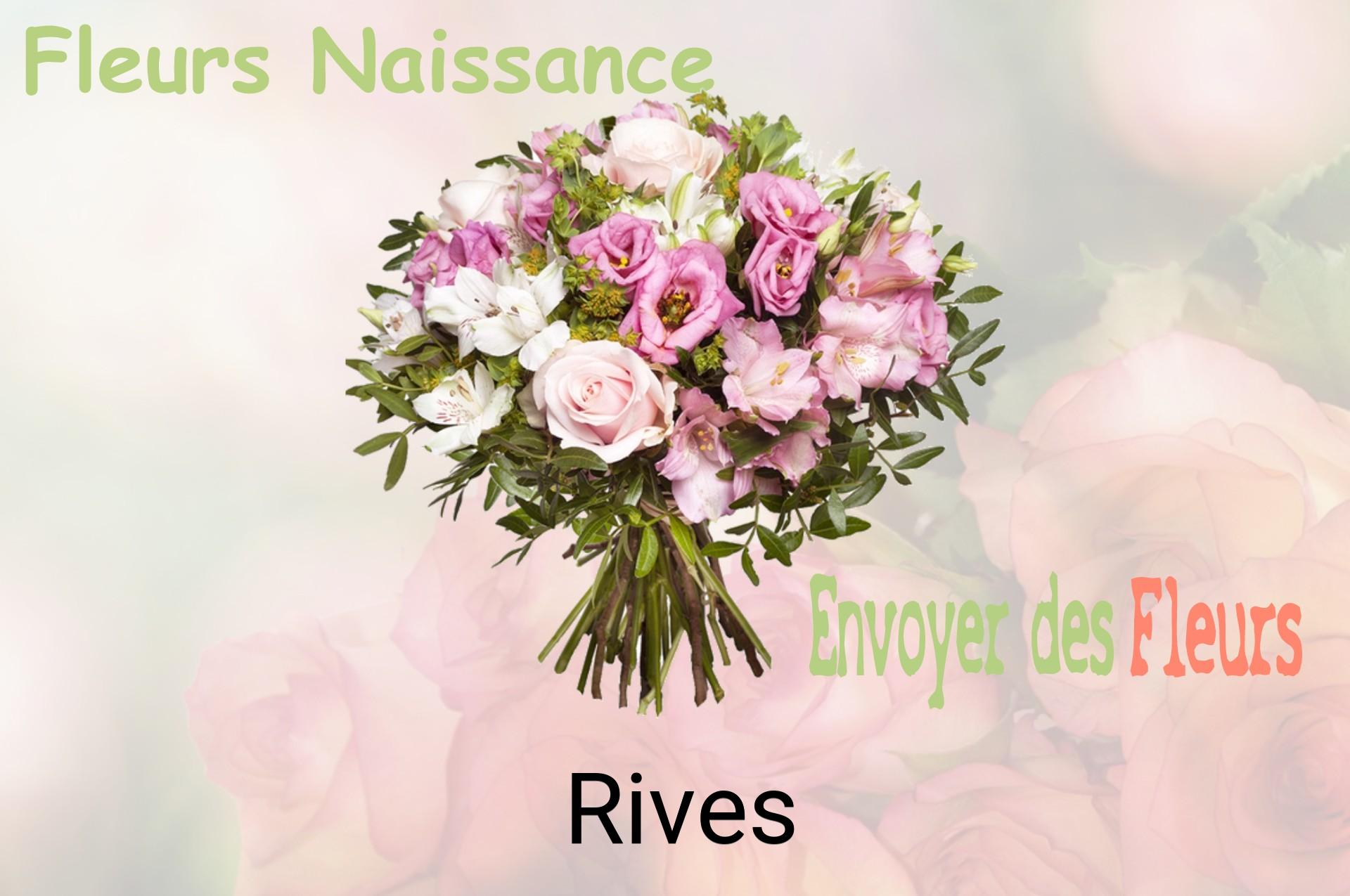 Bouquet de fleurs de naissance livré à Rives